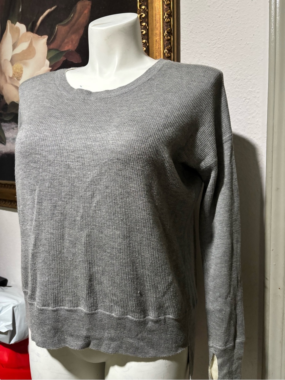 lululemon athletica Grey Crewneck Sweater